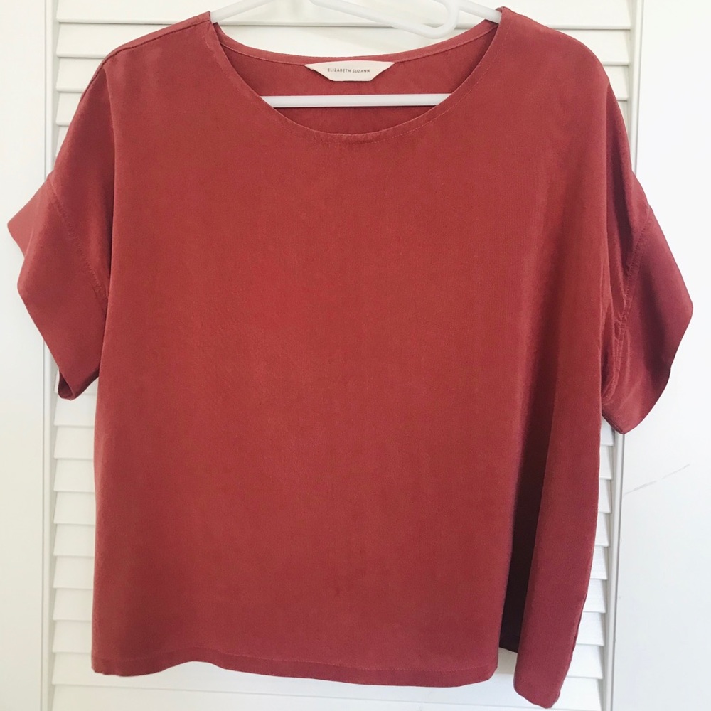 Elizabeth Suzann Georgia Tee in Silk Crepe